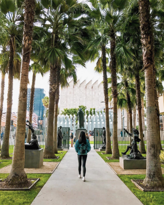 Urban Light installation LACMA Claire Downtown Los Angeles LA California 