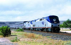 Sunset Limited train views greenery