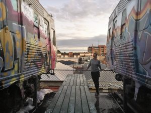 Top Things To Do in Melbourne rooftop restaurant you eat in the trains