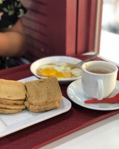 Singapore Breakfast at Ya Kun Kaya Toast