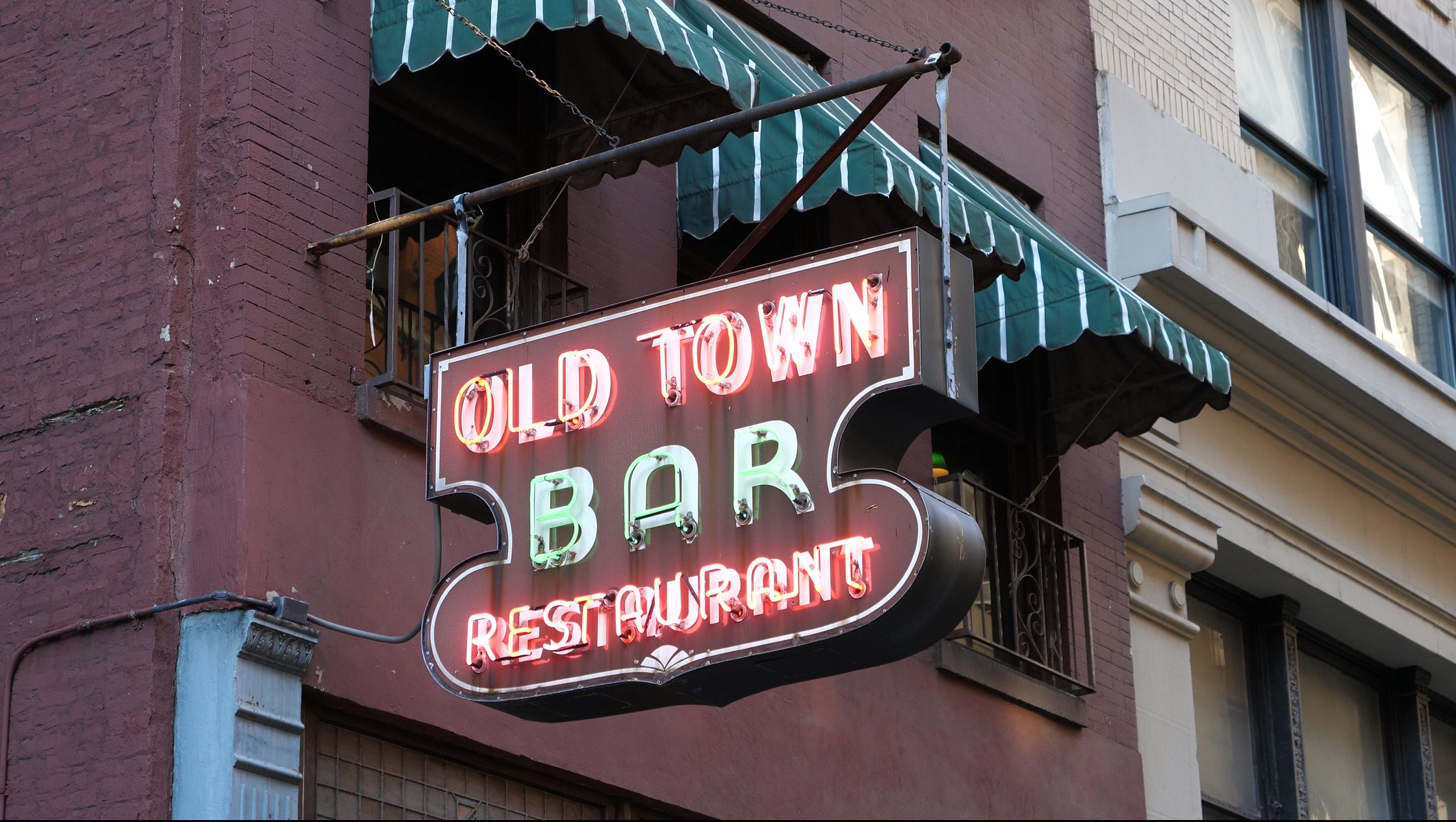 Old Town Bar Restaurant in the Flatiron District, NYC