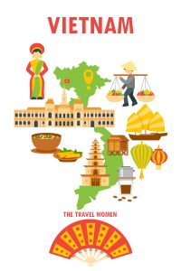 Vietnam Travel map 2019