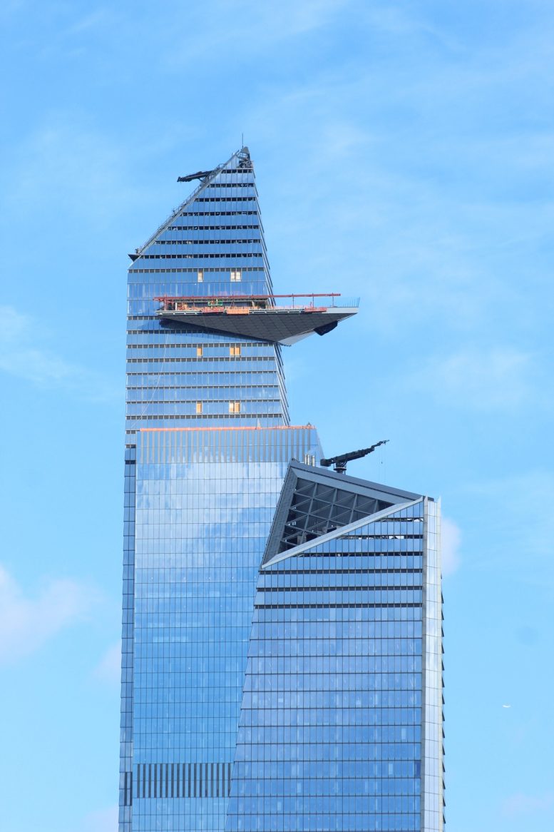 Side view of the Vessel Hudson Yards