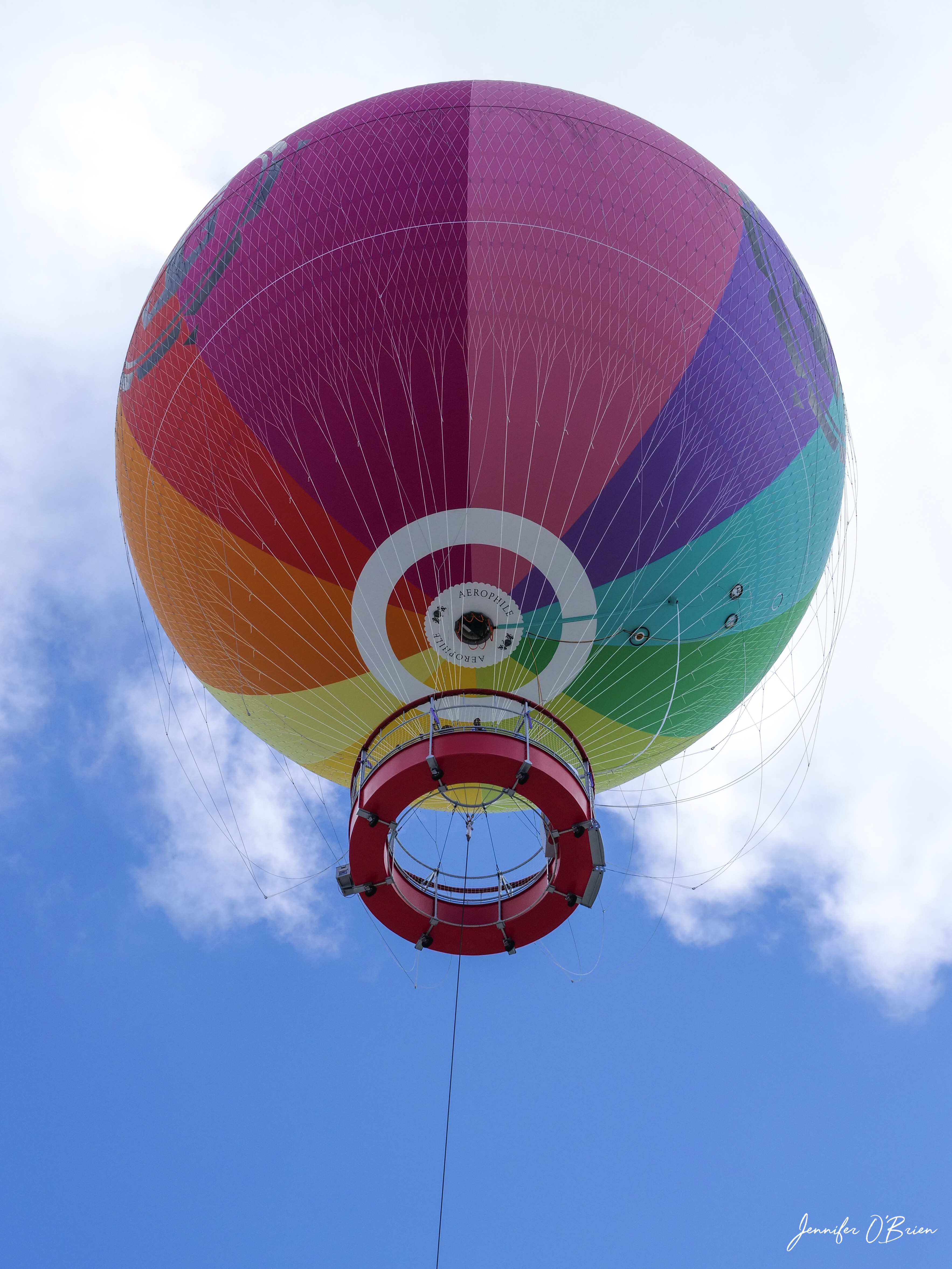 helium balloon Up, Up and Away Cococay Royal Caribbean Island Bahamas