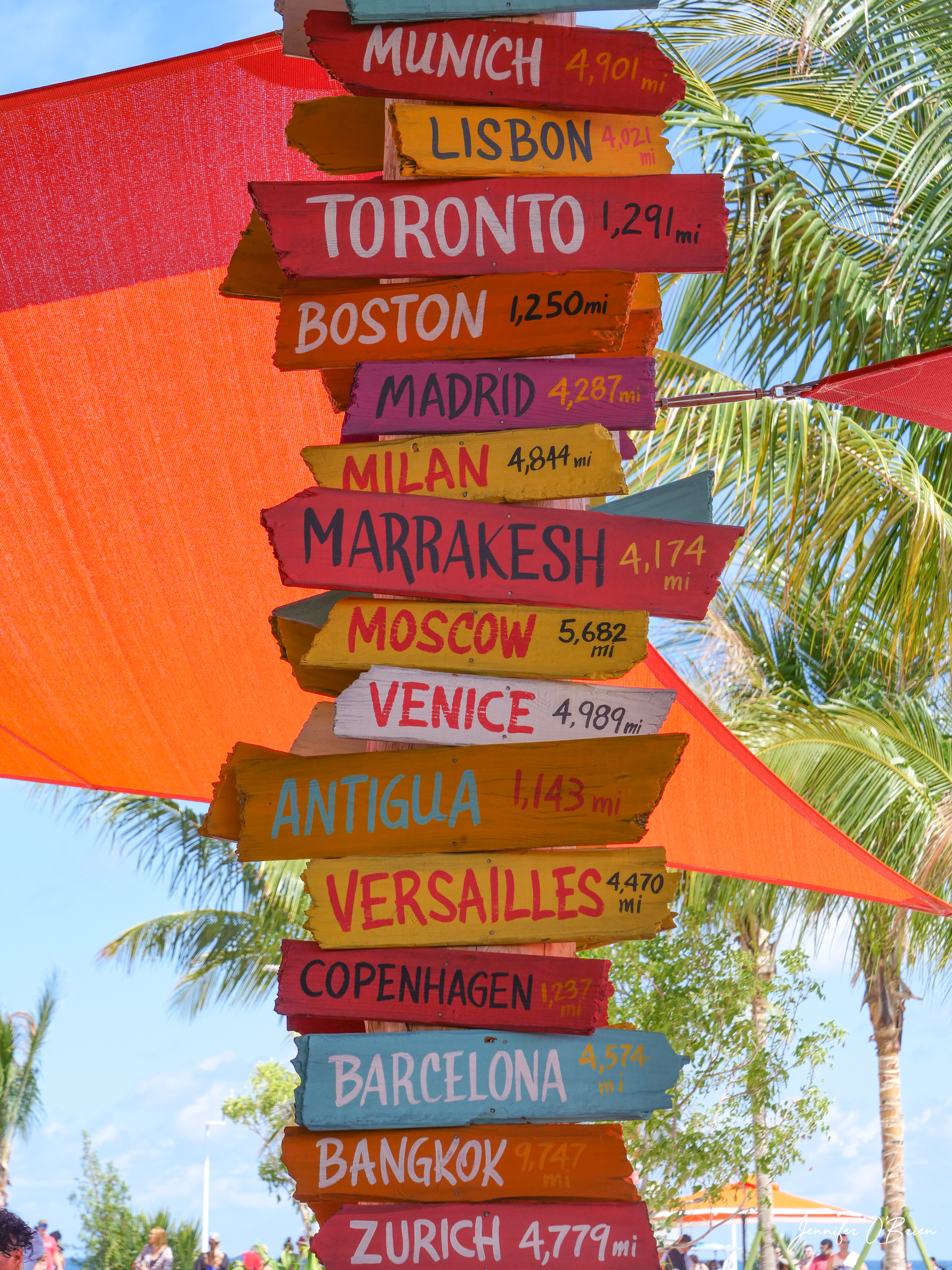 places signs Instagram Guide to CoCo Cay Royal Caribbean Cruise Island