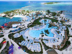 Royal Caribbean cococay bahamas 3. Oasis Lagoon is the largest freshwater pool