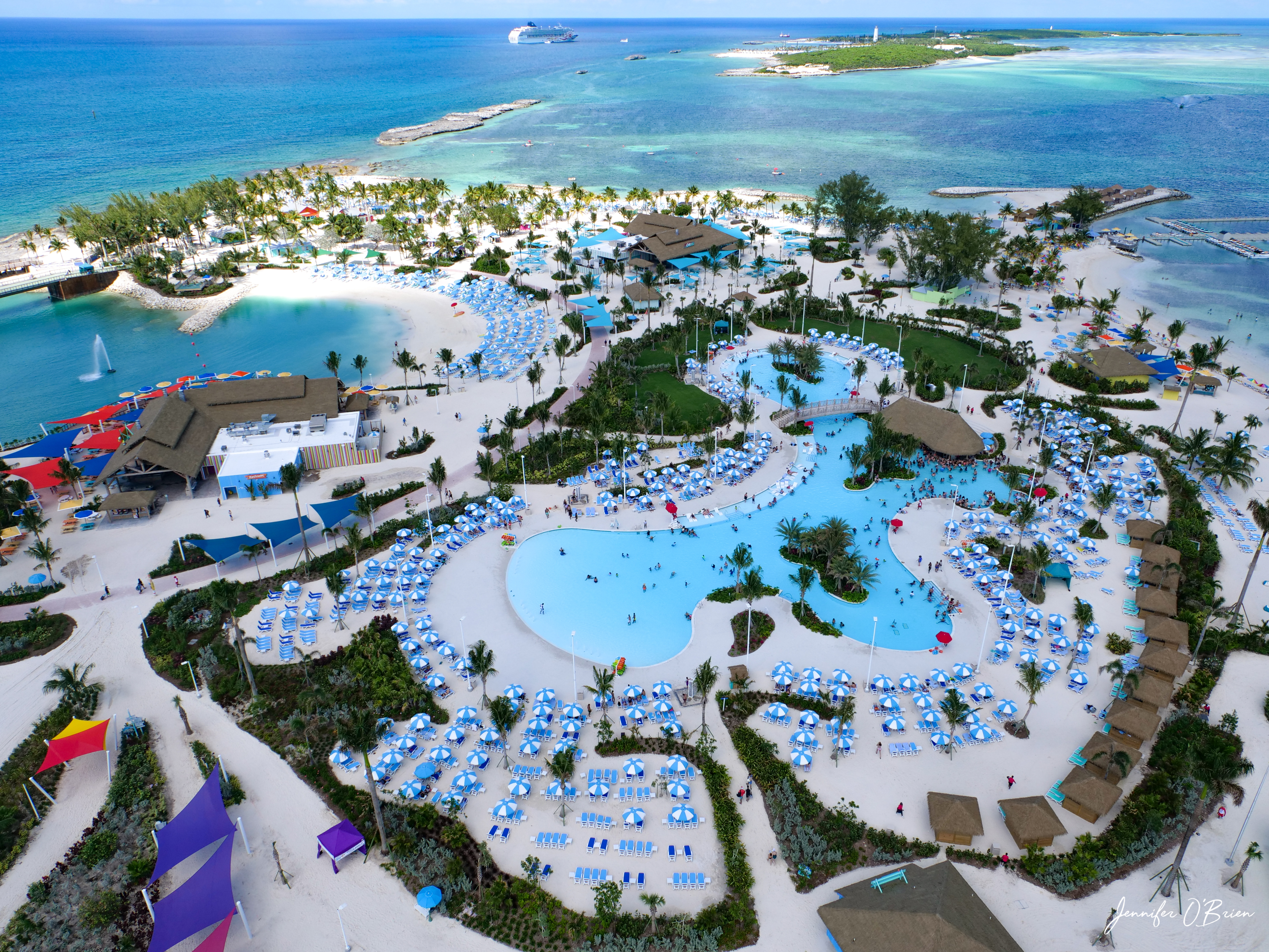 Royal Caribbean cococay bahamas 3. Oasis Lagoon is the largest freshwater pool 