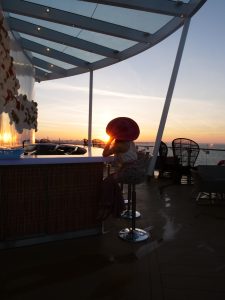 Sunset bar Celebrity Edge Cruises