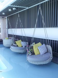 Celebrity Cruises Edge Retreat Swing pool chairs