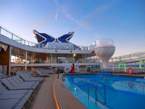 Rubem Robierb’s butterfly wings Dream Machine Instagram Guide to the Celebrity Edge Cruise ship