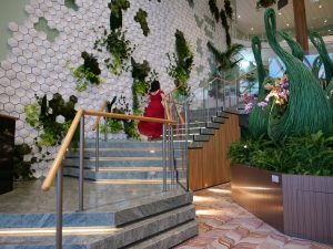 Celebrity Cruises Edge Eden restaurant stairs