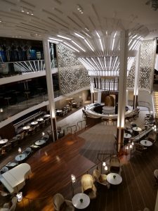 Celebrity Cruises Edge chandelier