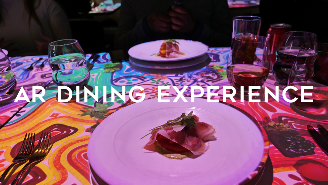 AR dining experience