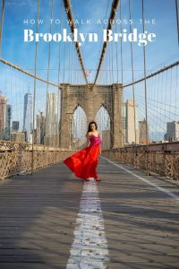 How to walk across the Brooklyn Bridge NYC