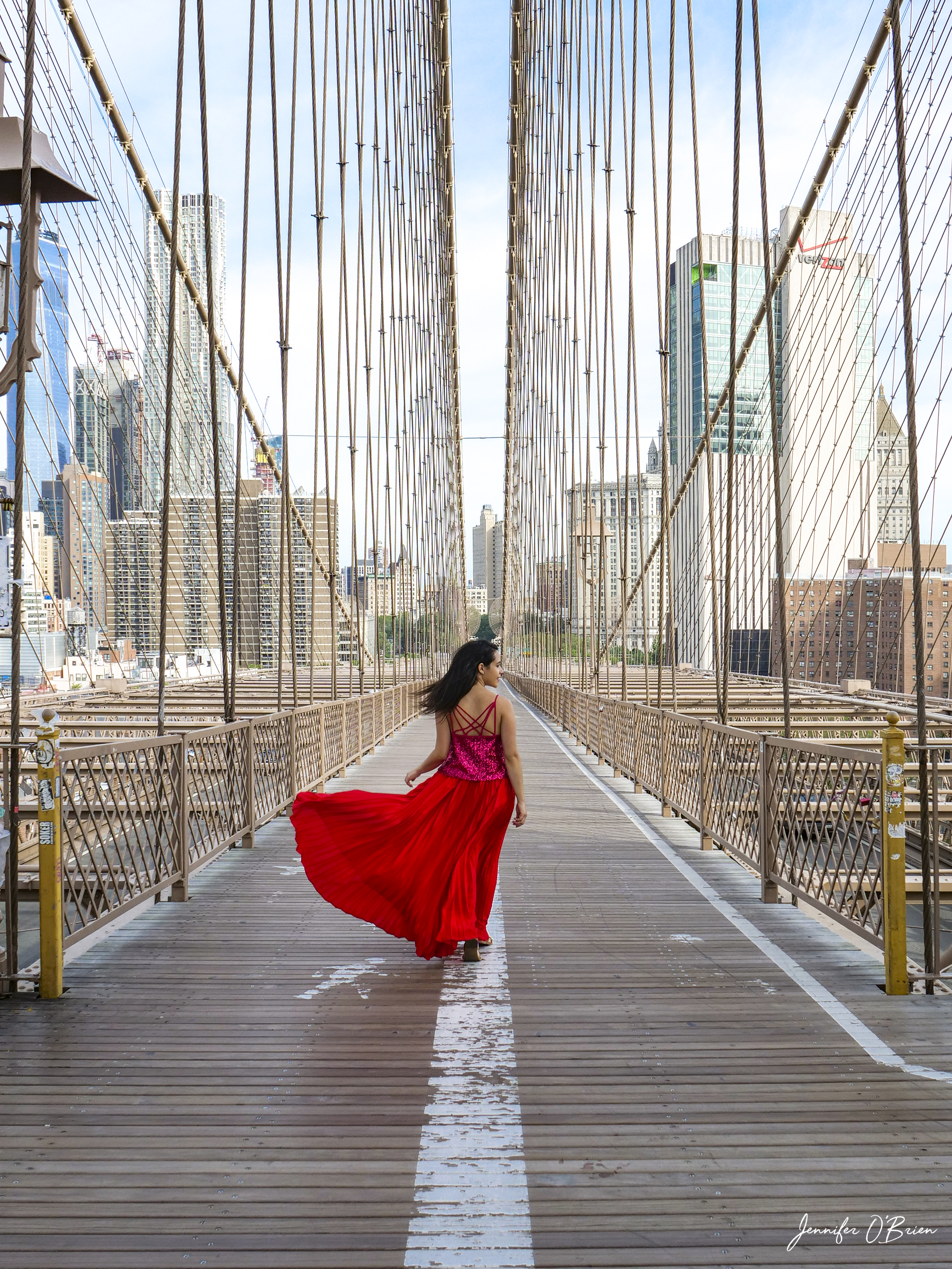 Top Instagram Photos of the Brooklyn Bridge The Travel Women Freedom Tower One World Trade Center Manhattan side