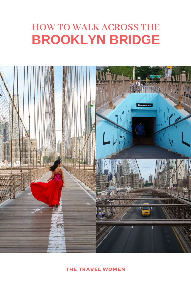 How to Walk across the Brooklyn Bridge Chinatown Entrance