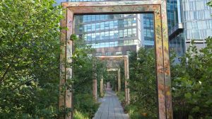 High Line arches art display