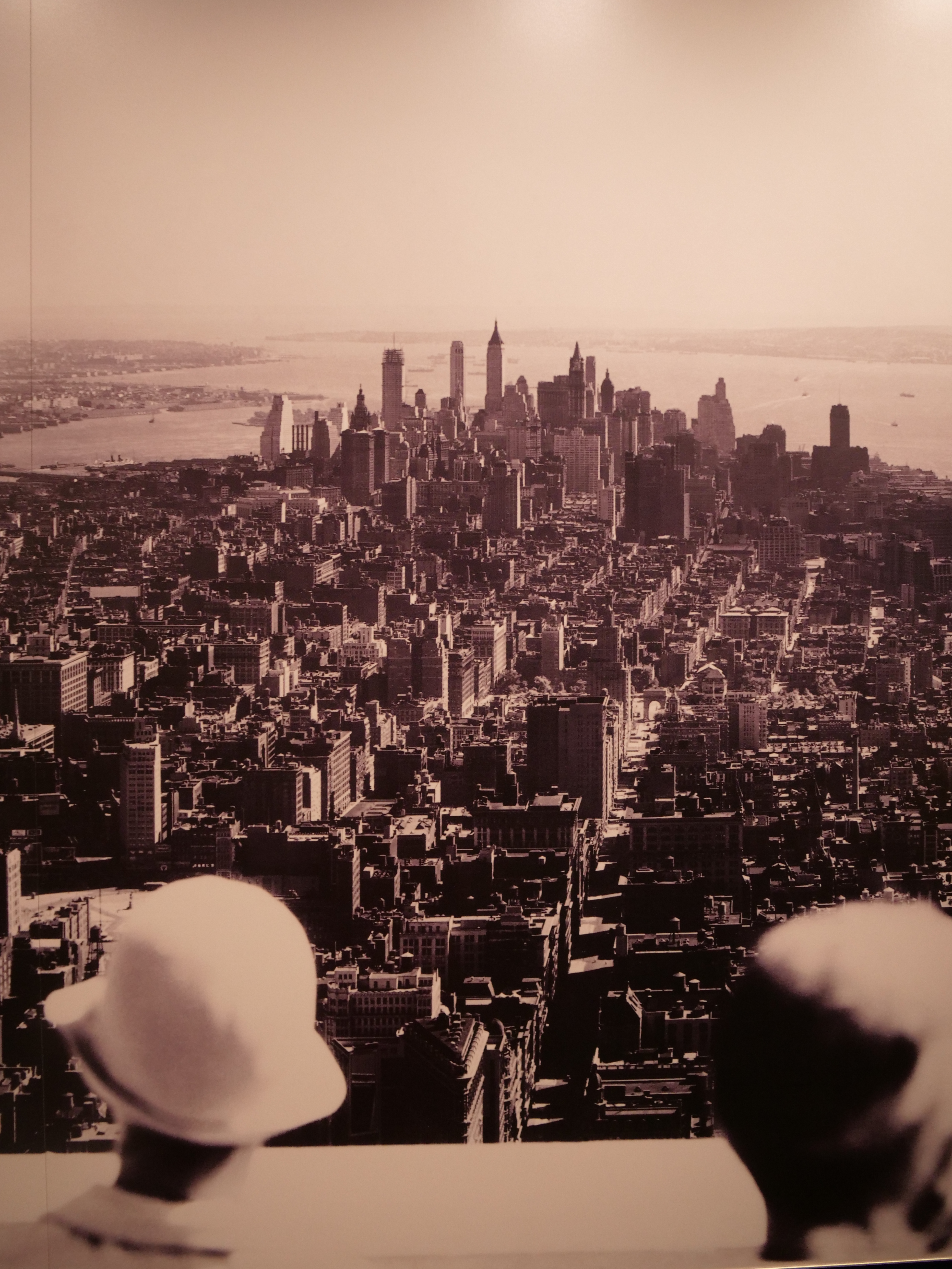 Vintage Photograph view from the Empire State Building 1931 