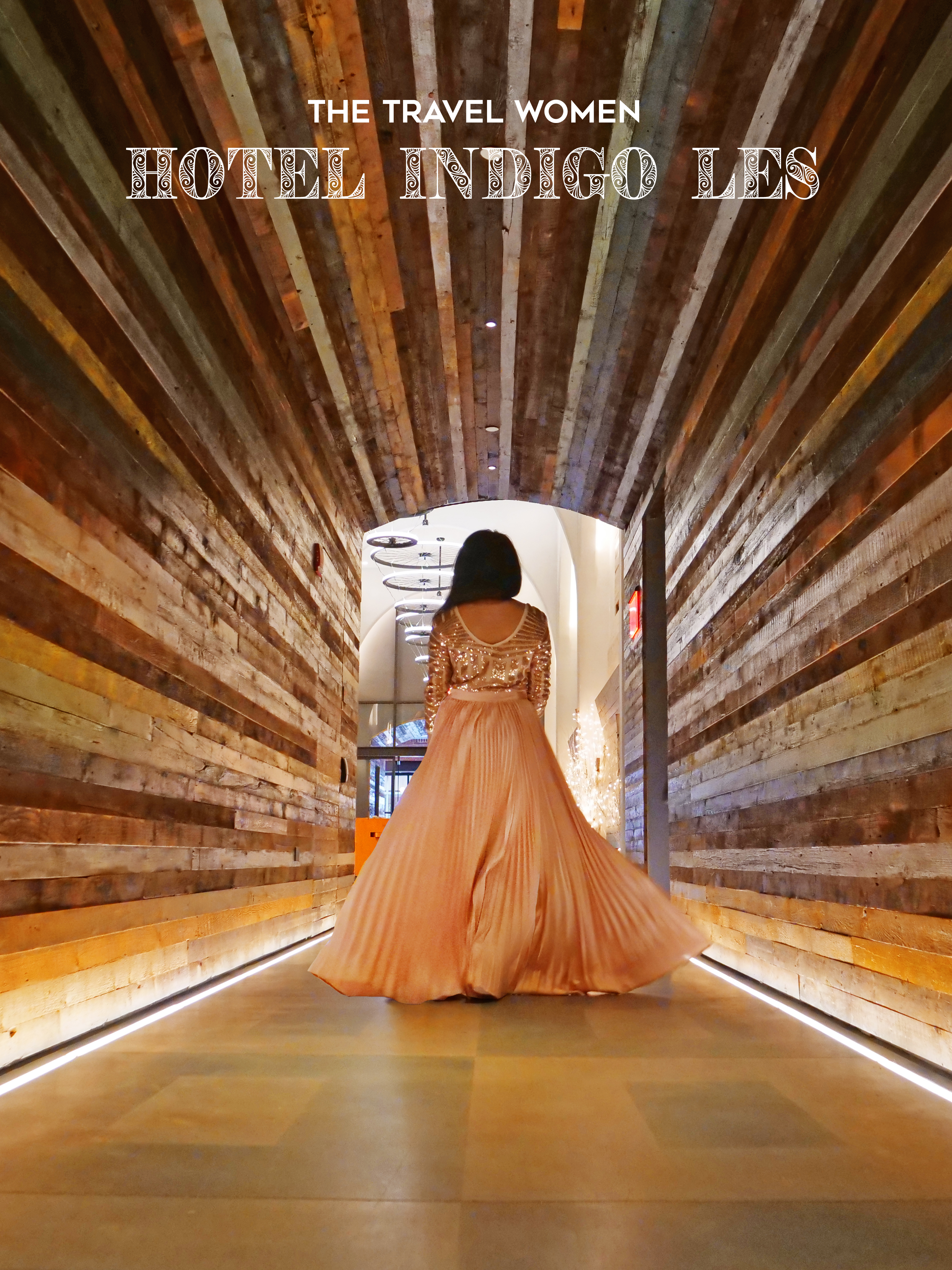 Hotel Indigo LES NYC hotel review The Travel Women lobby hallway