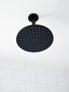 Hotel Indigo Williamsburg Brooklyn NYC bathroom waterfall rain shower sink