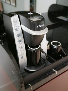 Keurig machine coffee tea Hotel Indigo Williamsburg Brooklyn NYC