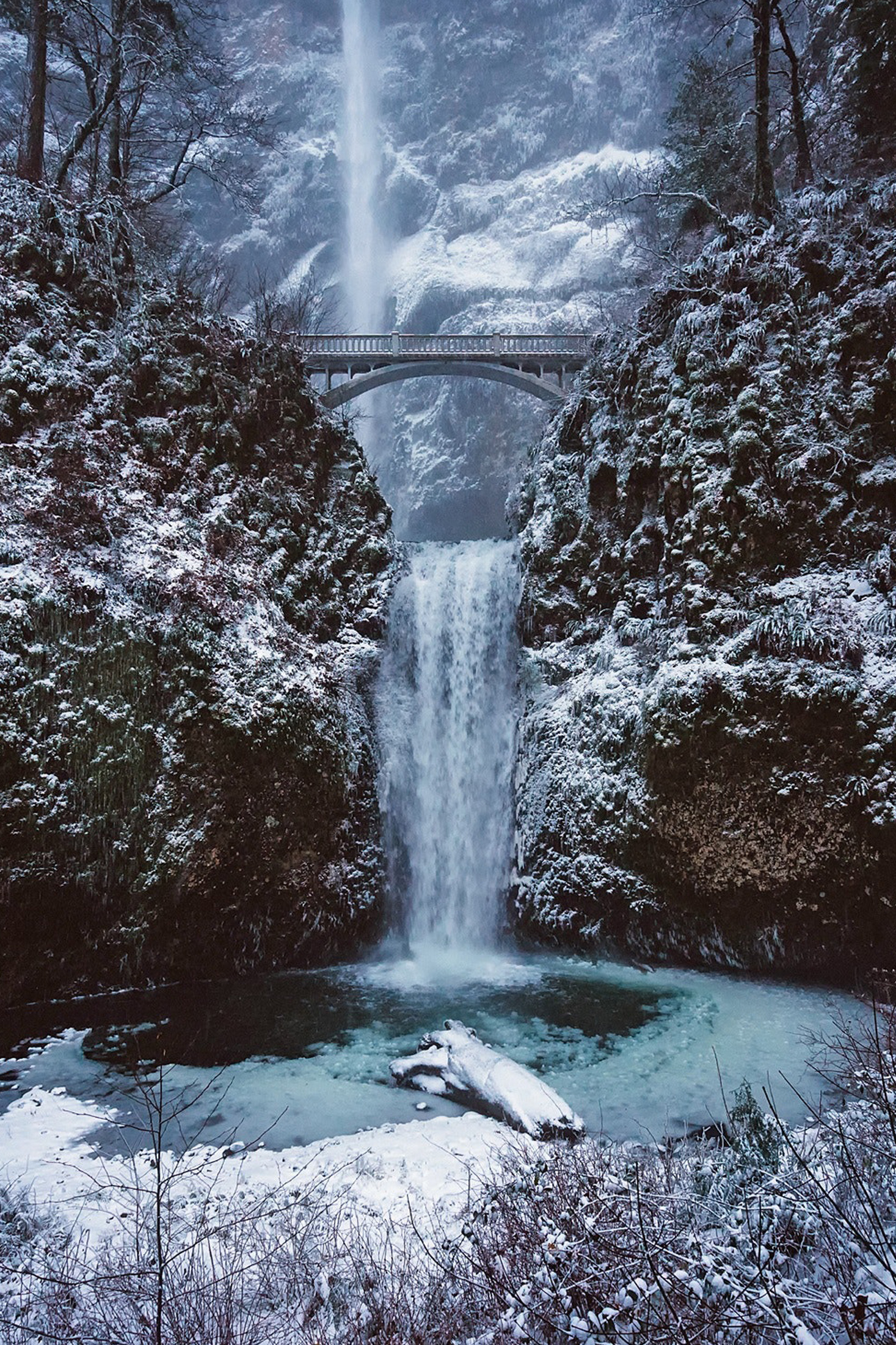 10. Portland, Oregon Multnomah Falls scenic-view-of-waterfall-258108 copy
