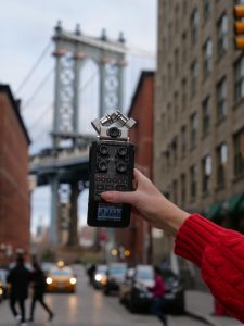 Dumbo Manhattan Bridge sound recorder