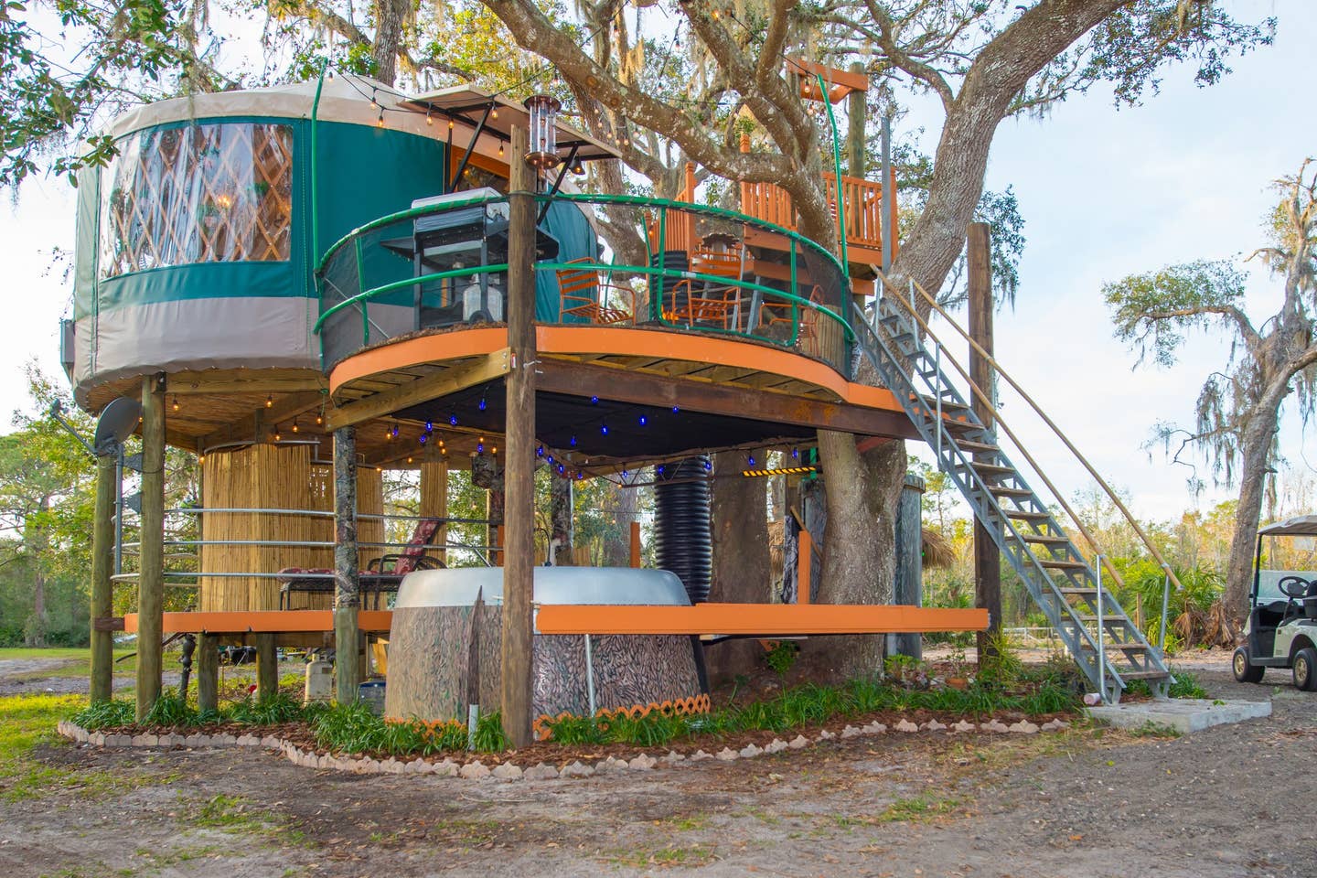 Most Unique USA Airbnbs Yurt Treehouse Florida