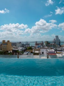 Hotel pool free rooftop view San Juan Puerto Rico secrets