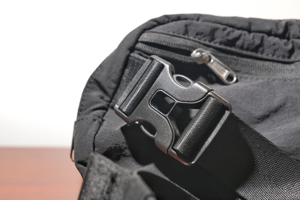 Black buckle Why the Best Bag for Solo Travel is a Fanny Pack